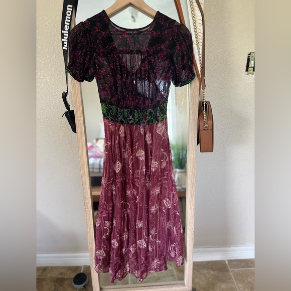 Free People Bohemian Floral Dress - Picture 3 of 7